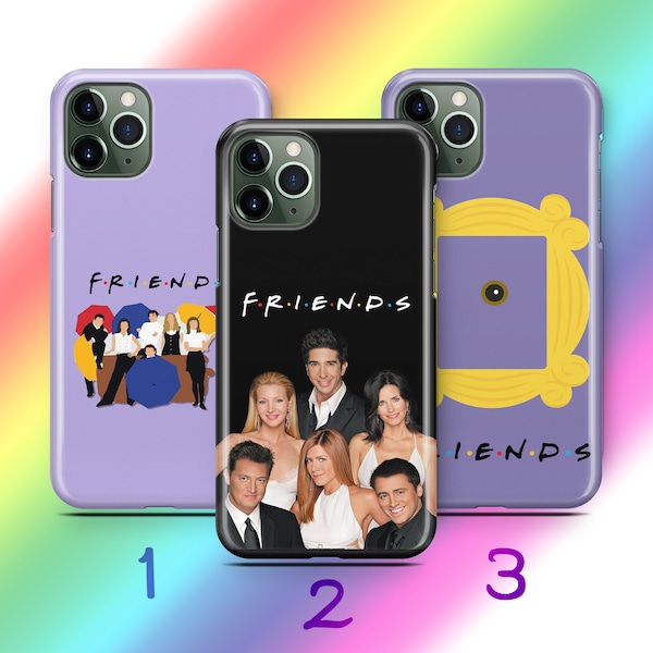 Friends 3 Phone Case Cover For Apple iPhone 11 12 13 14 15 PRO PLuS MiNI MAX Models Sitcom Iconic TV Show Rachel Joey Chandler Monica Ross