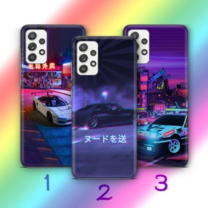JDM 2 Phone Case Cover For Samsung A13 A14 A15 A16 A25 A26 A33 A34 A35 A36 A53 A54 A55 A56 A72 A73 + More Models Fast Drift Race Muscle Car
