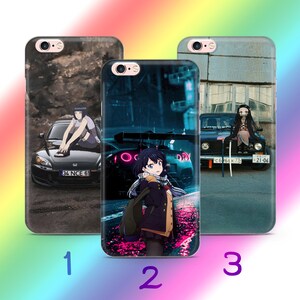 Anime JDM 3 Phone Case Cover For Apple iPhone 5 SE 2020 2022 6 7 8 X Xs XR MaX PLuS Models Japanese Fast Sports Cars Cartoon Girl Boy