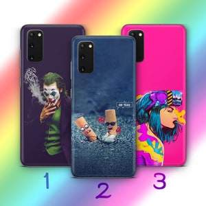Cigarette 7 housse de téléphone pour samsung Galaxy S20 S21 S22 S23 S24 FE S25 Plus Ultra cigarettes rouler fumée de cigare fumeurs cendrier cendre