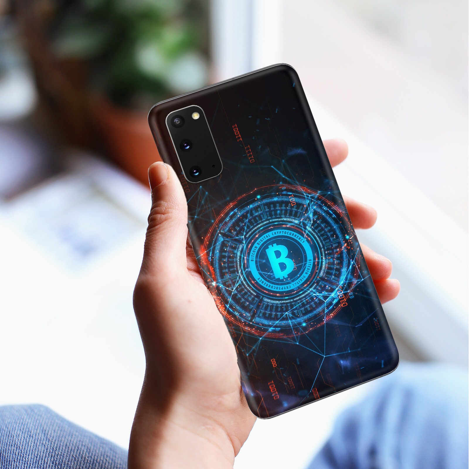 Crypto 1 Telefoon Geval Voor Samsung Galaxy S20 S21 S22 S23 S24 S25 FE Plus  Ultra Edge Cryptocurrency Markt Thema Handelen virtueel geld - Etsy België