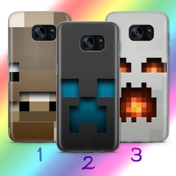 Minecraft 1 Phone Case Cover For Samsung Galaxy S5 S6 S7 S8 S9 Edge Plus LTE NEO Models Inspired By Block Build Craft Video Game Multiplayer