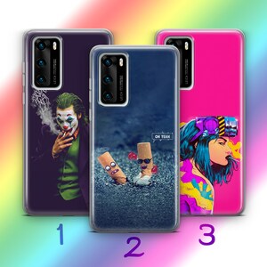 Cigarette 7 Phone Case Cover For Huawei P9 P10 P20 P30 P40 Lite PRO Plus LG G5 G6 Models Cigarettes Rolling Cigar Smoke Smokers Ashtray Ash