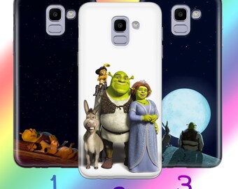 Shrek 1 Phone Case Cover For Samsung Galaxy A3 A5 A6 A7 A8 J3 J5 J6 J7 Models Disney Cartoon Shrek The Ogre Prince Charming Princess Fiona