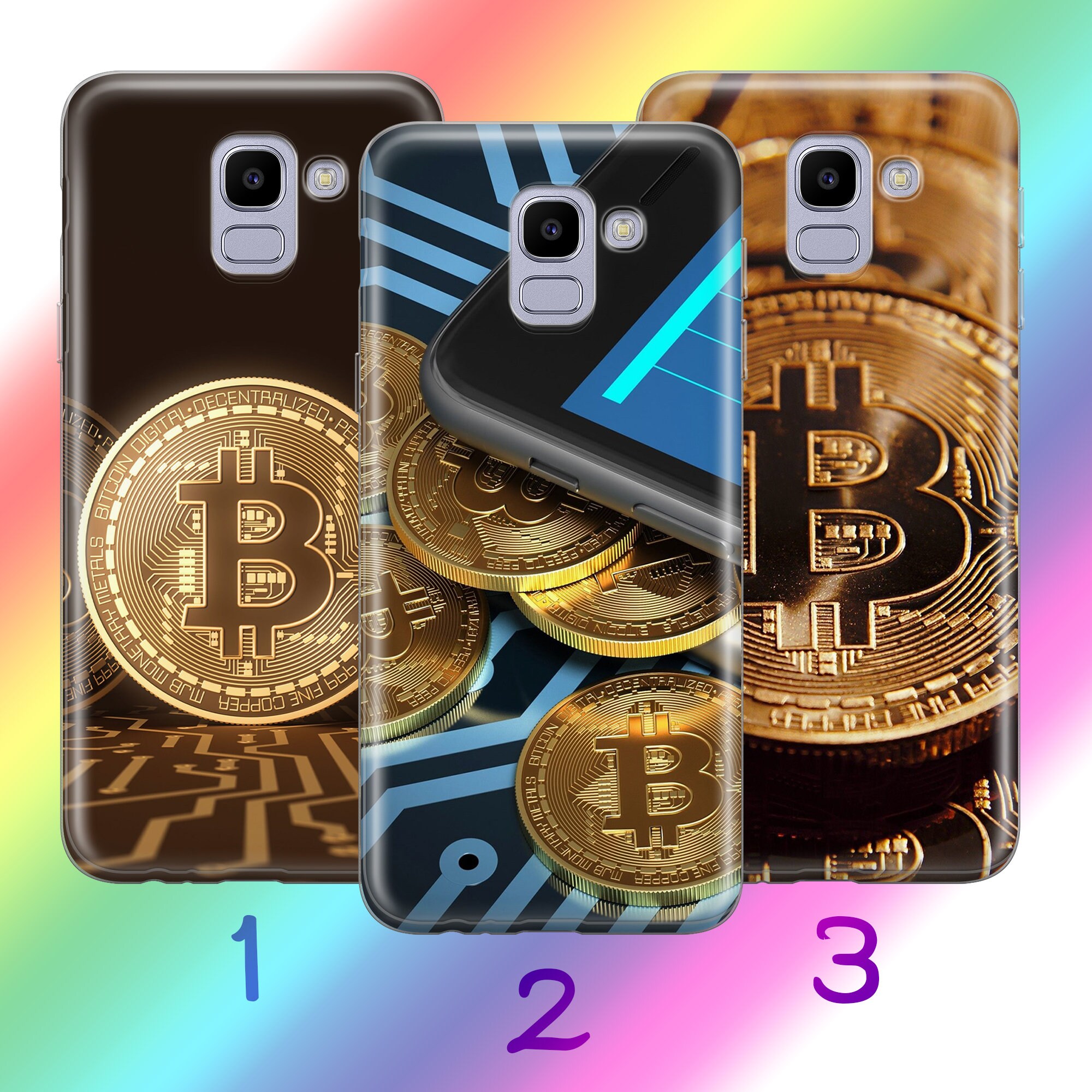 Crypto 3 Telefoon Case Cover Voor Samsung Galaxy A3 A5 A6 A7 A8 J3 J5 J6 J7  Modellen Cryptocurrency Markt Thema Handelen Virtueel geldhandel - Etsy  Nederland