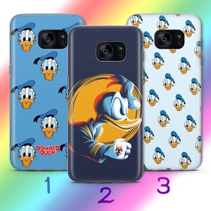 Custodia per telefono Donald Duck 7 per Samsung Galaxy S5 S6 S7 S8 S9 Edge Plus LTE NEO modelli Disney Cartoon Paperina Duck Tales Topolino