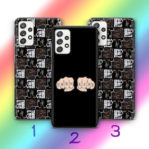Thug Life 1 Phone Case Cover For Samsung A13 A14 A15 A16 A25 A26 A33 A34 A35 A36 A53 A54 A55 A56 A72 A73 + More Models Iconic Text Tattoo