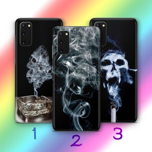 Cigarette 6 housse de téléphone pour Samsung Galaxy S20 S21 S22 S23 S24 FE S25 Plus Ultra cigarettes à rouler fumée de cigare cendrier cendrier