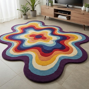 Mush Studios 100%ウールラグ ハンドタフテッド タフティング S Mush Studios 100%ウールラグ ハンドタフテッド タフティング S