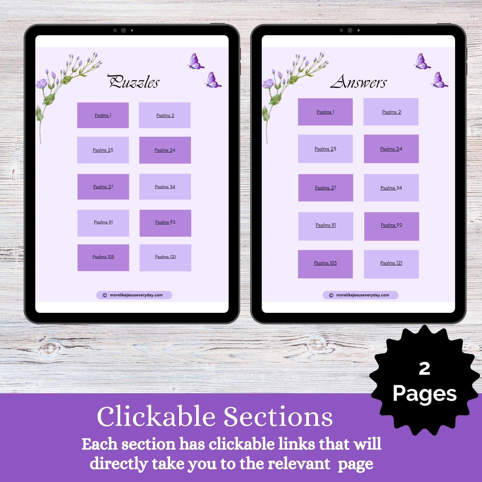 Popular Psalms Word Search Puzzle Book, Ecofriendly Digital Christian ...