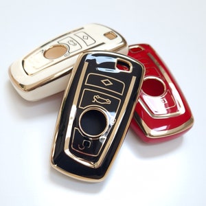 Funda para mando a distancia para BMW 1 2 3 5 7 M SPORT SERIES F10 F20 F30 Funda para mando a distancia Entrada sin llave Soporte para llave 7