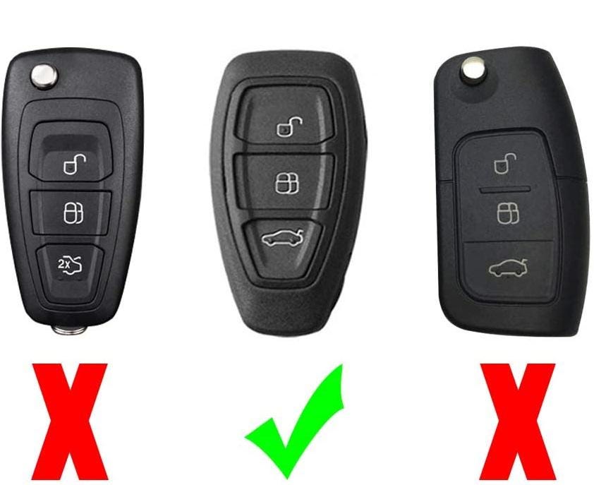 Car Key Cover For Ford Fiesta Focus 2 Ecosport Kuga Escape 3 Buttons