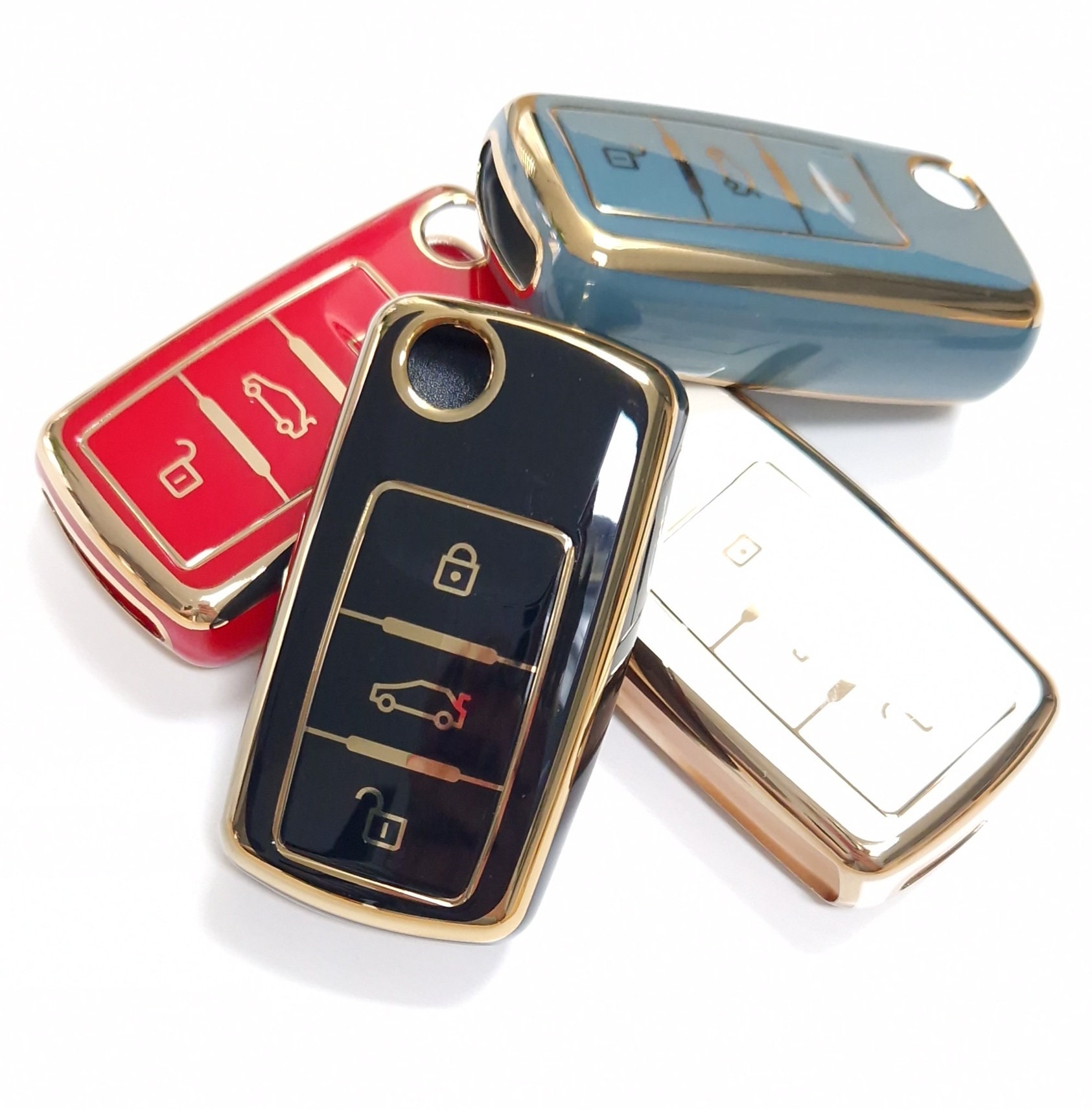 Gehäuse Hülle Tasche Schlüssel für VW Golf Polo Passat Touran T5