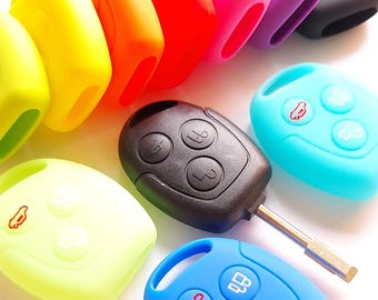Key Cover For FORD Ka Puma Mondeo Fiesta Focus B Max C Max S Max Galaxy Kuga 3 Button Fob Silicone Case Remote 6