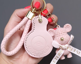 Leather Key Cover For BMW MINI Cooper S One Clubman Countryman 3 Button Remote Fob 2007 - 2014 R55 R56 R58 R60 Keyring 16