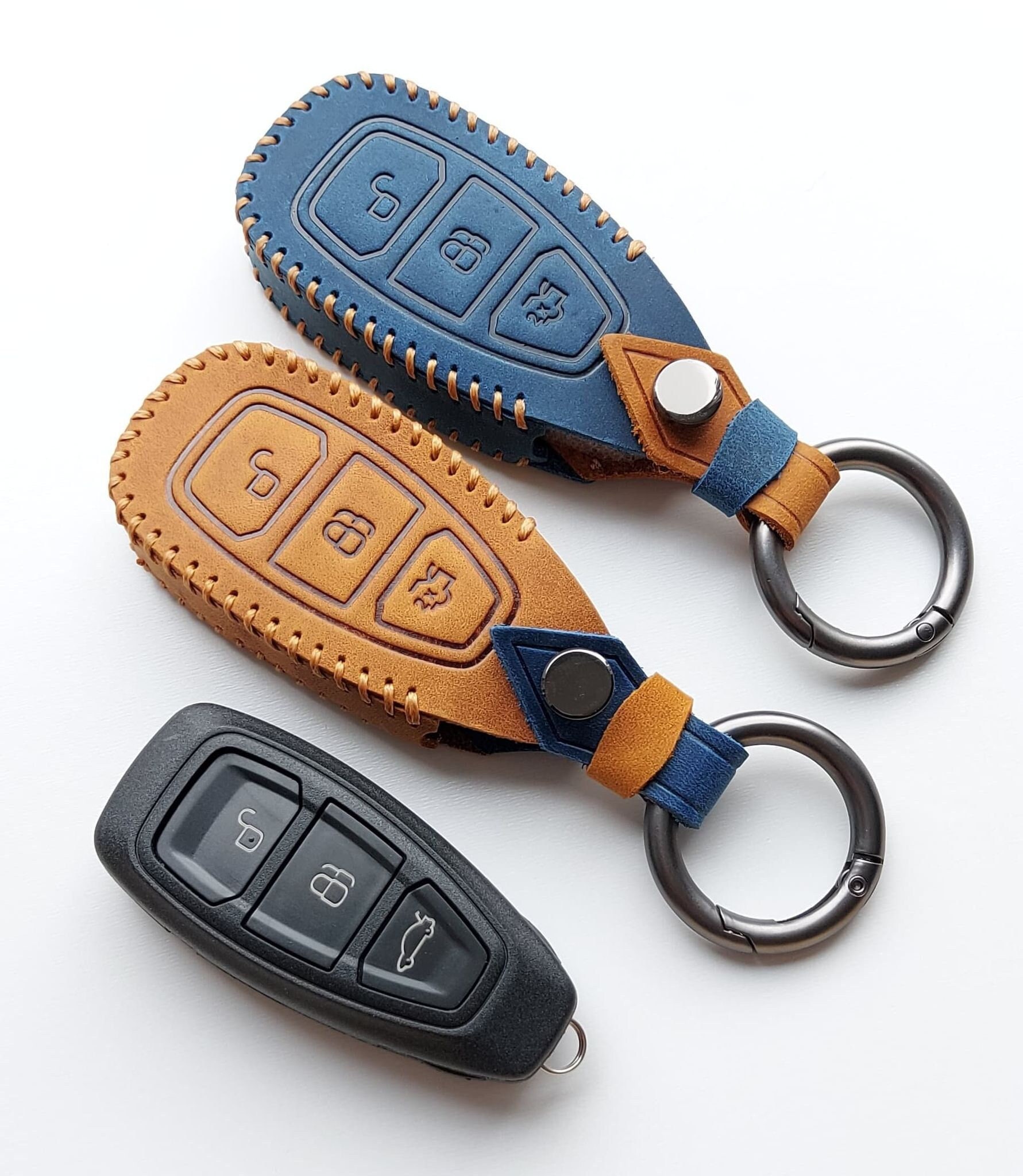 Schlüsselanhänger Zinklegierung Autoschlüssel Hülle Für Ford Fiesta Focus 3  4 Mondeo Ecosport Kuga Focus ST Autoschlüssel Smart Remote Key Case  Schlüsselanhänger J230413 Von 6,46 €