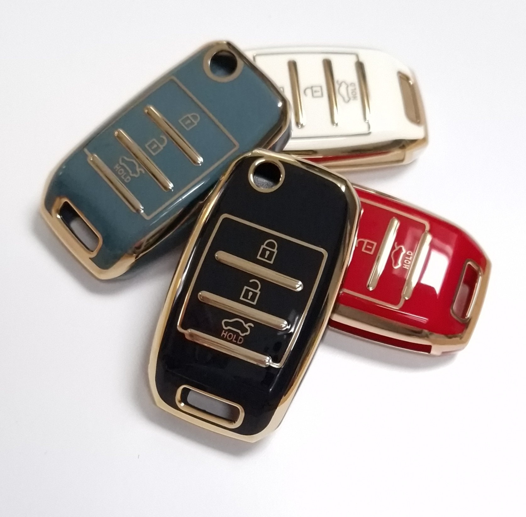 HIBEYO Intelligente Autoschlüssel Hülle Passt für KIA Schlüsselhülle Leder  Schutzhülle für KIA Sportage GT Stinger Sorento Ceed Cerato Forte Seele  NIRO Schlüsselbox mit Schlüsselanhänger-Gelb: : Elektronik & Foto