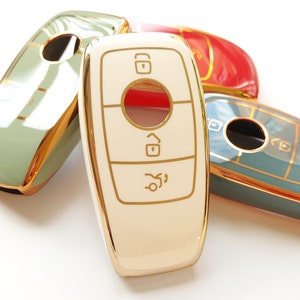 Key cover for Mercedes A C E S G class Gle GLC GLA CLA smart key remote case shell protector 3 button keyless entry 10