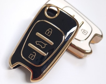 Key Cover For HYUNDAI I10 I20 I30 IX30 IX35 Elantra Azera 3 Button Flip Key Case Fob Remote 9