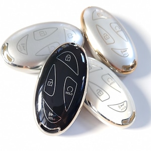 Key Cover for Hyundai IONIQ 6 Kona EV Tucson Elantra N-Line Case Fob 7 Button Remote + Keyring option 10