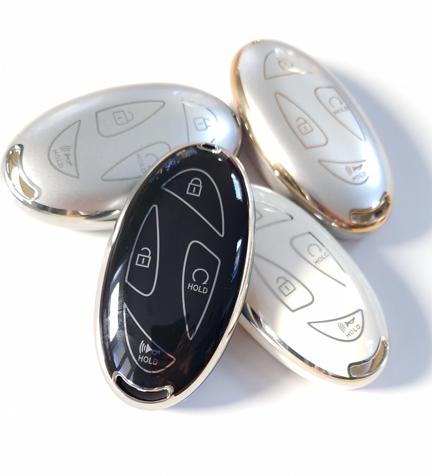 Key Cover for Hyundai IONIQ 6 Kona EV Tucson Elantra N-Line Case Fob 7 Button Remote + Keyring option 10