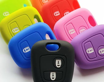 Key Cover For Peugeot 107 207 307 407 106 206 306 406 Remote Case Fob Silicone 5