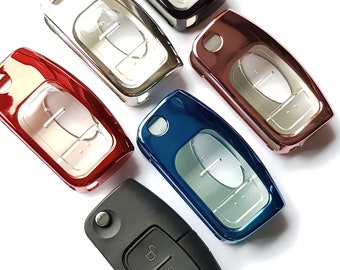 Für FORD Fiesta Mondeo Focus Titanium Ka Kuga Zetec Galaxy Smax Cmax 3 Taste Klappschlüssel Fernbedienung Fob Abdeckung Fall Halter 1