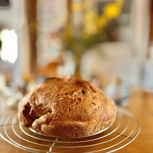 Brotbackmischung, Backe leicht DEIN Brot, Klassik Weizen, regionales Mehl, vegan, dialysegeeignet, ohne Schnickschnack, Brot über Nacht Bild 6