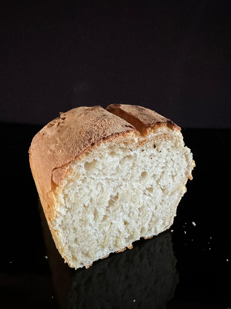 Brotbackmischung, Backe leicht DEIN Brot, Klassik Weizen, regionales Mehl, vegan, dialysegeeignet, ohne Schnickschnack, Brot über Nacht Bild 2
