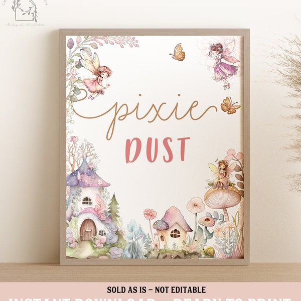 Pixie Dust Label Template - Etsy