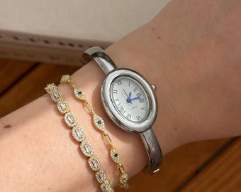 Montre couleur argent BAIGNOIRE