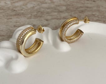 Créoles Aurora en argent sterling 925