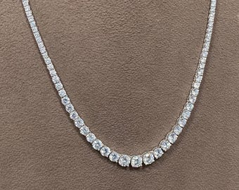 Collier voie navigable drainé monté en diamant