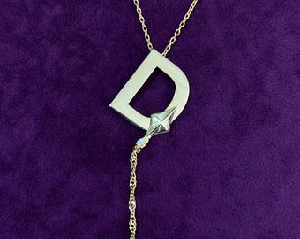 Collar con letra D Harfi Uzak Şehir de plata de ley 925