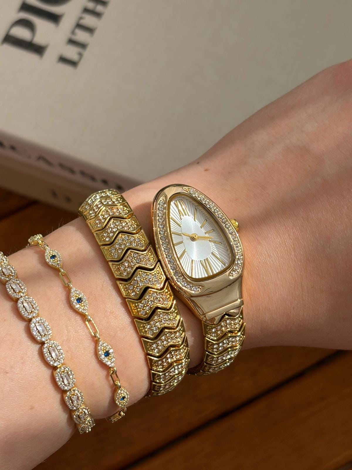 Serpenti Snake Watch - Etsy display picture 3