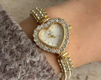 Montre-bracelet Waterway à cadran en forme de cœur