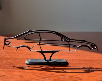 Gift for BMW M3 E92 Driver Desk Art, Shadow 3 Series Office Wall Art, Car Lovers, Silhouette, Gift for Boyfriend, Man Gift, Decor for Garage