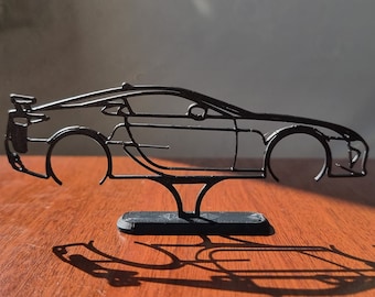 Gift for Lexus FLA Silhouette Desk Art, Car Guy Birthday Shadow Wall Art, Garage,  Boyfriend Gift, Gift for Dad Office Decor, Christmas Gift