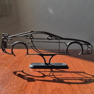 Gift for Lexus FLA Silhouette Desk Art, Car Guy Birthday Shadow Wall Art, Garage,  Boyfriend Gift, Gift for Dad Office Decor, Christmas Gift