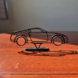 Gift for Nissan 370z Driver Silhouette Desk Art, 370z Office Wall Art, Gift For Car Lovers, Gift for Boyfriend, Man Gift, Decor for Garage