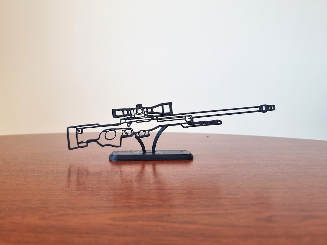 Gift for CSGO AWP Gamer Desk Decoration Gaming Gift Shadow Silhouette ...