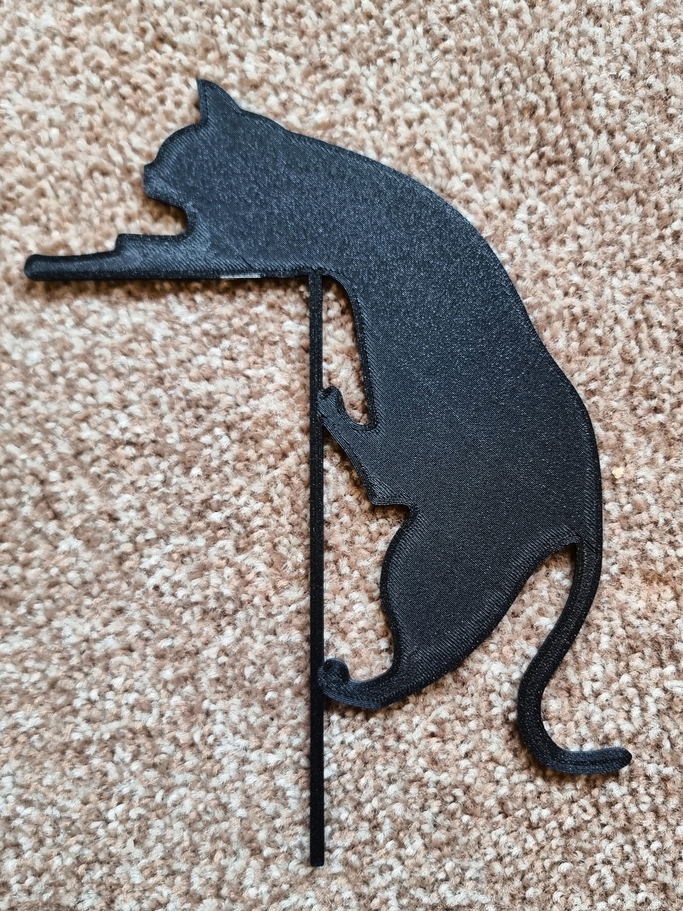 Metal Adorable Cat Door Topper, Cat Door Frame Corner Decor, Kitty