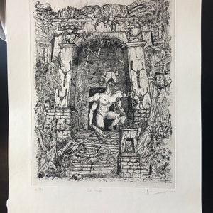 Print of the &quot;Temple&quot; numbered edition