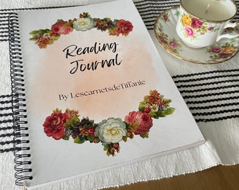 Reading Journal Vintage & Flowers