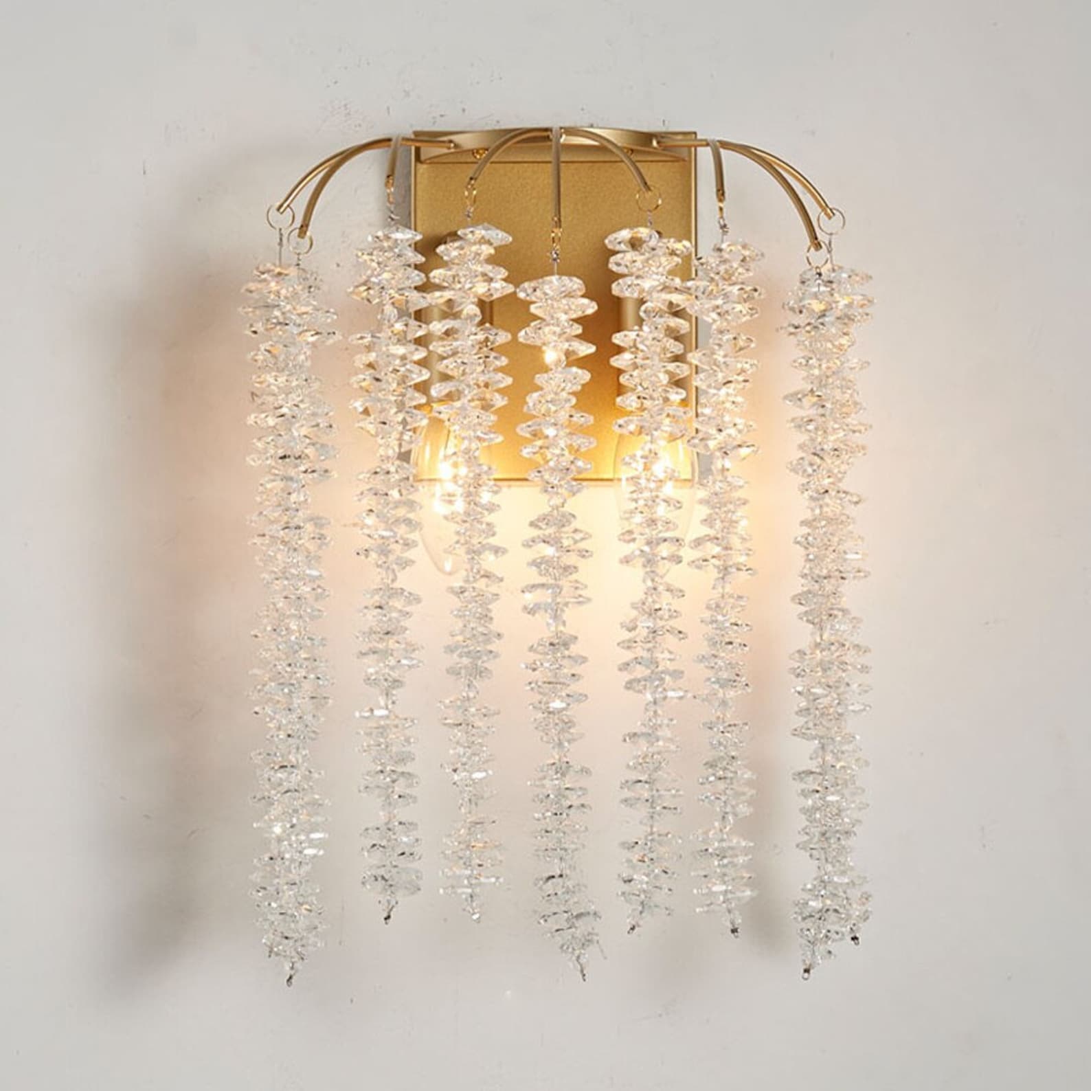 Crystals Wall Sconce-luxury Wall Lamp-wall Sconce-wall Lamp-bedroom