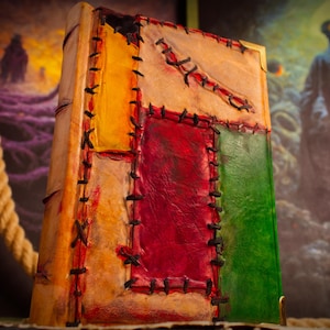 Oghma infinium, Skyrim Leather Notebook, Skyrim Spellbook, Oblivion, Diary, journal, blank pages, Spellbook