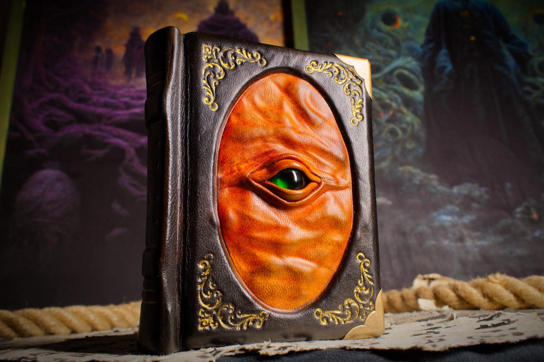 Small Leather Notebook, Monster Notebook, Diary, Journal, Blank Pages ...