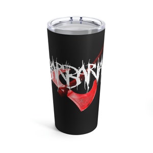 Axewielder - Heavy Metal TTRPG Barbarian Class Tumbler, 20oz
