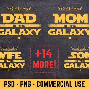 Best in the Galaxy Anpassbares Design Download Best Dad Png Datei Best Mom Psd Datei Best Sister Design Best Brother Printable Best Friend