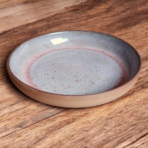 Keramikteller &quot;Rosenhof&quot; in braun/rosa